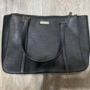 *Authentic* Kate Spade Black Purse with colorful inside